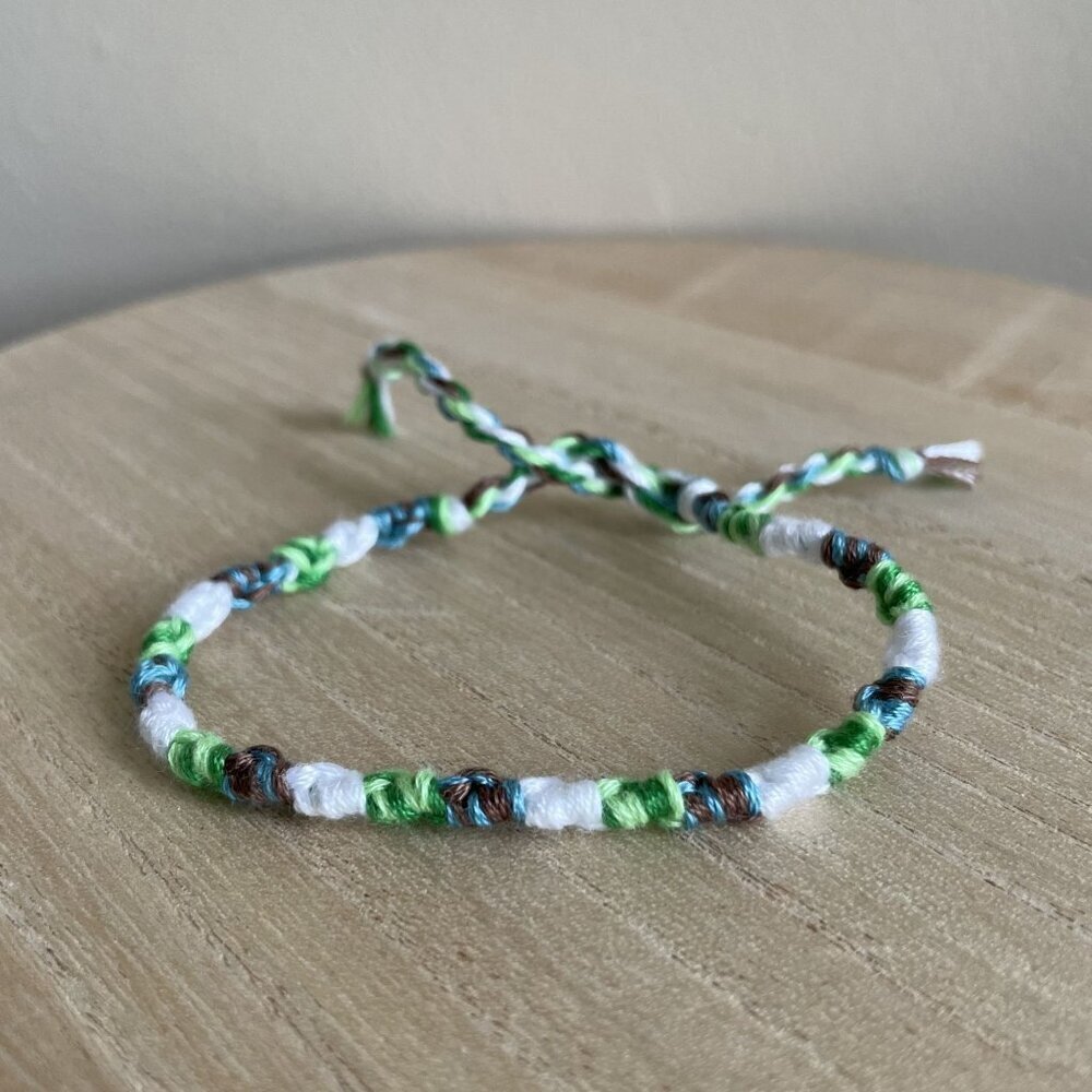 Vita Bracelet, anklet, trendy, comfortable, tie, embroidery thread, woven, gift,